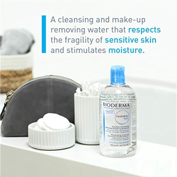 Bioderma Hydrabio Micellar Water Skin Cleanser And Makeup Remover Full Bottle - Picture 4 of 5